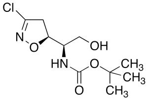 N-tert-Butoxycarbonyl (BetaR,5S)-Beta-Amino-3-chloro-4,5-dihydro-5-isoxazoleethanol
