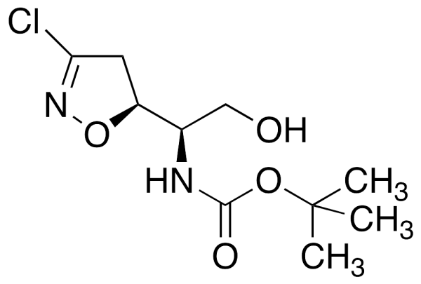 N-tert-Butoxycarbonyl (BetaR,5S)-Beta-Amino-3-chloro-4,5-dihydro-5-isoxazoleethanol