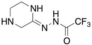 N-[(2Z)-Piperazin-2-ylidene]-2,2,2-trifluoroacetohydrazide