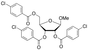 Methyl 2,3,5-Tri-O-p-chlorobenzoyl-Beta-D-ribofuranoside