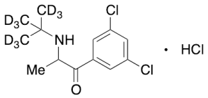 2-(tert-Butylamino)-3’,5’-dichloropropiophenone-d9 Hydrochloride