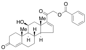 (11Beta)-21-Omicron-Betaenzoyl-16,17-dihydro-17-deoxy Cortisol
