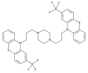 1,4-Bis(3-(2-(trifluoromethyl)-10H-phenothiazin-10-yl)propyl)piperazine