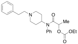 (1-Oxo-1-((1-phenethylpiperidin-4-yl)(phenyl)amino)propan-2-yl)carbonic Acid Ethyl Ester