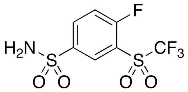 4-Fluoro-3-[(trifluoromethyl)sulfonyl]benzenesulfonamide