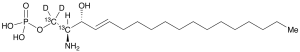 D-erythro-Sphingosine-1-phosphate-13C2,D2