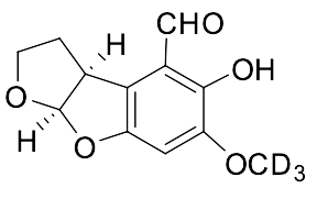 (-)-Dihydroaflatoxin Carboxaldehyde D2-d3