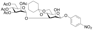 p-Nitrophenyl 3-O-(2,3,4,6-Tetra-O-acetyl-Alpha-D-mannopyranosyl)-4,6-O-cyclohexylidene-Beta-D-mannopyranoside