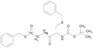 N-Boc-S-Bzl-L-Cys-Gly-OBzl-13C2,15N