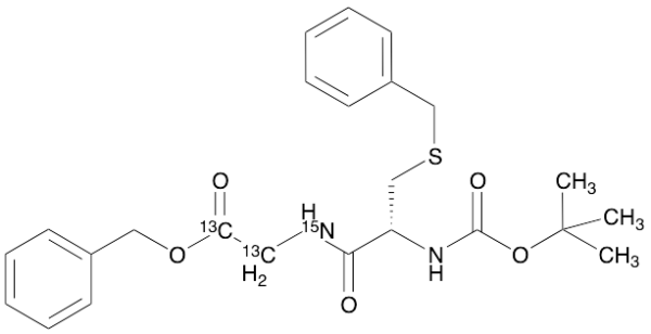 N-Boc-S-Bzl-L-Cys-Gly-OBzl-13C2,15N