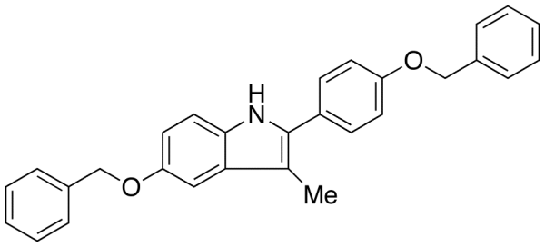 3-Methyl-5-(phenylmethoxy)-2-[4-(phenylmethoxy)phenyl]-1H-indole