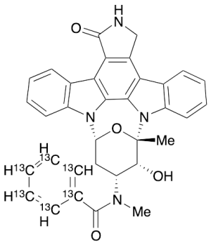 O-Desmethyl Midostaurin-13C6