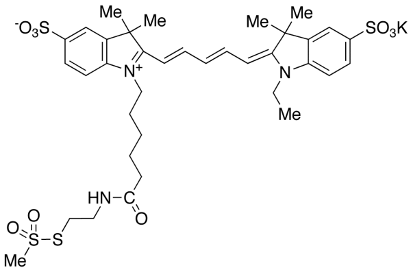 Cyanine 5 Monofunctional MTSEA Dye, Potassium Salt