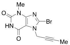 8-Bromo-3-methyl-7-(2-butynyl)-xanthine
