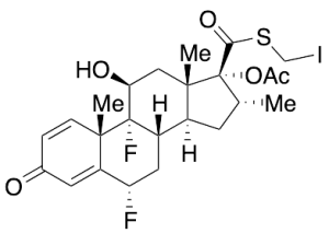 (6a,11b,16a,17a)-17-(Acetyloxy)-6,9-difluoro-11-hydroxy-16-methyl-3-oxo-androsta-1,4-diene-17-carbothioic Acid  S-(Iodomethyl) Ester