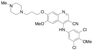 4-[(3,5-Dichloro-4-methoxyphenyl)amino]-6-methoxy-7-[3-(4-methyl-1-piperazinyl)propoxy]-3-quinolinecarbonitrile