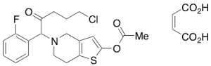 5-(5-Chloro-1-(2-fluorophenyl)-2-oxopentyl)-4,5,6,7-tetrahydrothieno[3,2-c]pyridin-2-yl Acetate Maleate