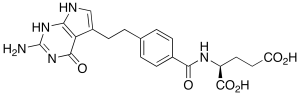 N-[4-[2-(2-Amino-4,7-dihydro-4-oxo-3H-pyrrolo[2,3-d]pyrimidin-5-yl)ethyl]benzoyl]-L-glutamic Acid
