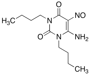 6-Amino-1,3-dibutyl-5-nitroso-2,4(1H,3H)-pyrimidinedione