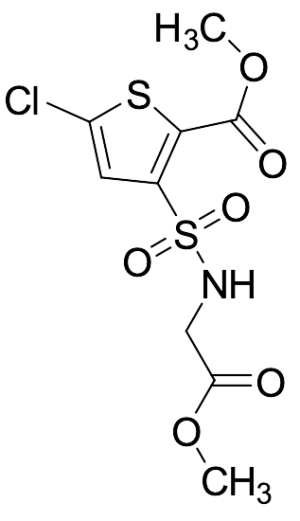 Methyl 5-Chloro-3-{[(2-methoxy-2-oxoethyl)amino]sulfonyl}thiophene-2-carboxylate