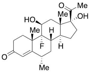 6alpha-Methyl-9alpha-fluoro-11beta,17alpha-dihydroxyprogesterone