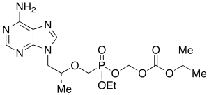Mono-POC Ethyl Tenofovir (Mixture of Diastereomers)