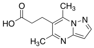 3-{5,7-Dimethylpyrazolo[1,5-a]pyrimidin-6-yl}propanoic Acid