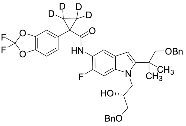 Dibenzyloxy Tezacaftor-D4