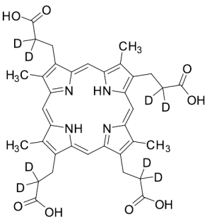 Coproporphyrin lll-d8  (contains up to 5% Coproporphyrin I)