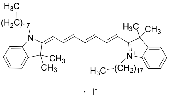 1,1-Dioctadecyl-3,3,3,3-tetramethylindotricarbocyanine Iodide (>90%)