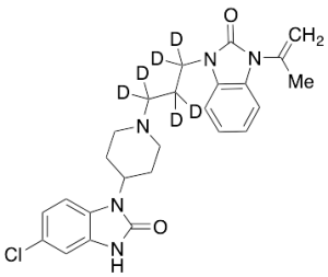 5-Chloro-1-[1-[3-[2,3-dihydro-3-(1-methylethenyl)-2-oxo-1H-benzimidazol-1-yl]propyl]-4-piperidinyl]-1,3-dihydro-2H-benzimidazol-2-one-d6