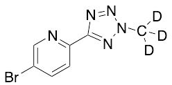 5-Bromo-2-(2-methyl-2H-tetrazol-5-yl)pyridine-d3
