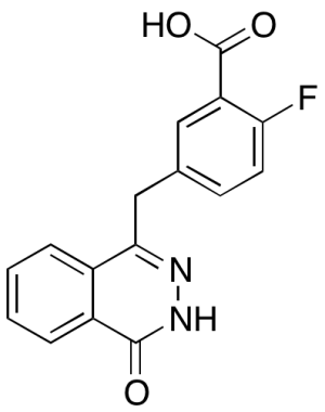 2-Fluoro-5-(4-oxo-3,4-dihydrophthalazin-1-ylmethyl)benzoic Acid