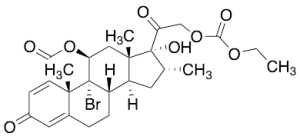 (11Beta,16Alpha)-9-Bromo-21-[(ethoxycarbonyl)oxy]-11-(formyloxy)-17-hydroxy-16-methylpregna-1,4-diene-3,20-dione