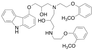 Carvedilol N’-2-Hydroxy-3-[[2-(methoxyphenoxy)ethyl]amine