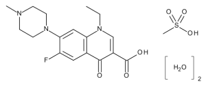 Pefloxacin Mesylate Dihydrate