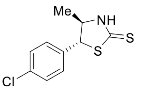 trans-5-(4-Chlorophenyl)-4-methyl-2-thiazolidinethione