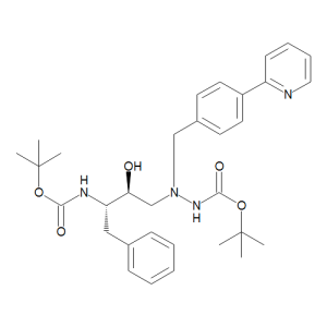 Des-N-(methoxycarbonyl)-L-tert-leucine Bis-Boc Atazanavir