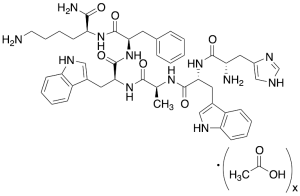 L-Histidyl-D-tryptophyl-L-alanyl-L-tryptophyl-D-phenylalanyl-L-lysinamide Acetate Salt