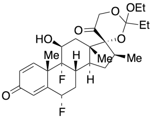 (6a,11b,16b)-17,21-[(1-Ethoxypropylidene)bis(oxy)]-6,9-difluoro-11-hydroxy-16-methylpregna-1,4-diene-3,20-dione