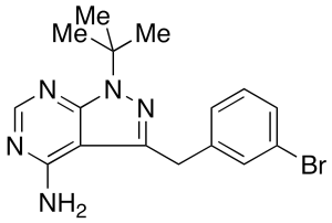 4-Amino-1-tert-butyl-3-(3-bromobenzyl)pyrazolo[3,4-d]pyrimidine