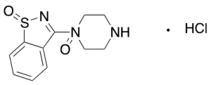 1-(1-Oxidobenzo[d]isothiazol-3-yl)piperazine 1-Oxide Hydrochloride