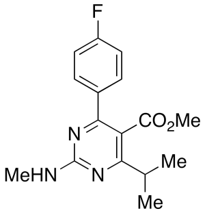 Methyl 4-(4-Fluorophenyl)-6-isopropyl-2-(methylamino)pyrimidine-5-carboxylate
