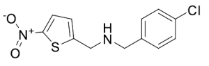 N-(4-Chlorobenzyl)-1-(5-nitrothiophen-2-yl)methanamine