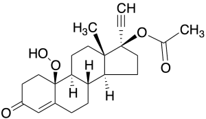 10Beta-Hydroperoxy Norethindrone Acetate