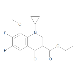 1-Cyclopropyl-6,7-difluoro-1,4-dihydro-8-methoxy-4-oxo-3-quinolinecarboxylic Acid Ethyl Ester