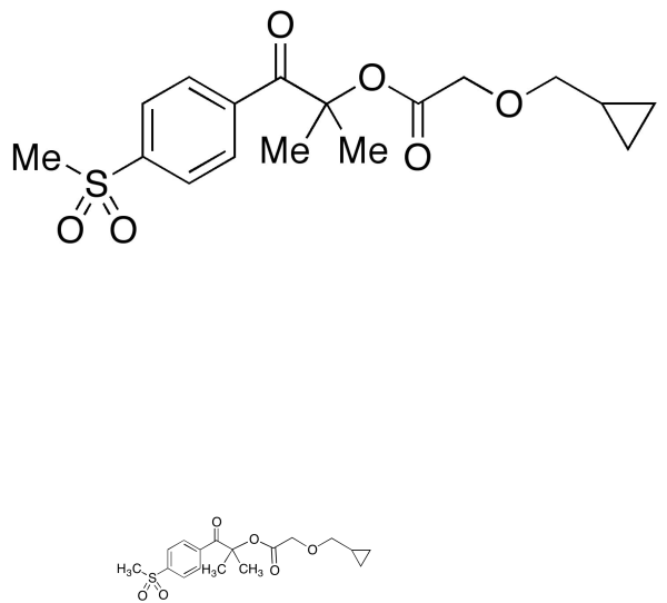 2-(Cyclopropylmethoxy)-acetic Acid 1,1-Dimethyl-2-[4-(methylsulfonyl)phenyl]-2-oxoethyl Ester