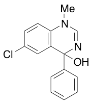 6-Chloro1,4-dihydro-1-methyl-4-phenyl-4-quinazolinol
