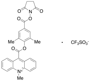 2',6'-Dimethylcarbonylphenyl 10-Methyl-9-acridinecarboxylate 4'-NHS Ester Triflate