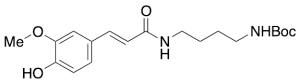 N-[4-[[3-(4-Hydroxy-3-methoxyphenyl)-1-oxo-2-propen-1-yl]amino]butyl]carbamic Acid 1,1-Dimethylethyl Ester